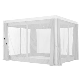 MIRADOR SILVER Set șină, perdele și plasă țânțari