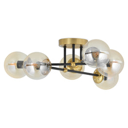 MACARIO Plafonieră 6x60W E27