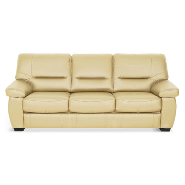 SENA Canapea extensibilă 3 locuri, piele