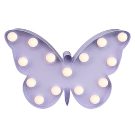 BUTTERFLY Decor luminos din metal pentru copii