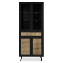 NIVA Vitrină 4 uși, 1 sertar