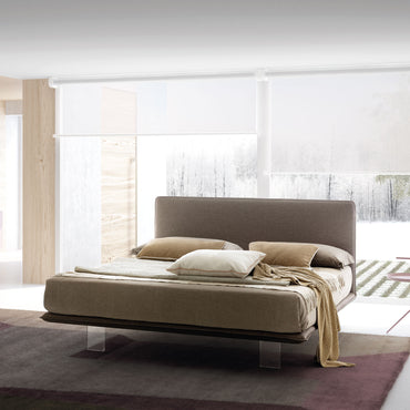 MANHATTAN Pat tapițat, somieră inclusă