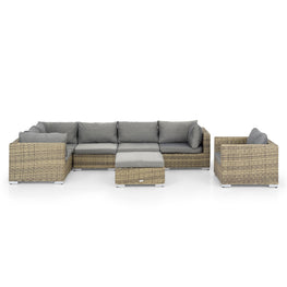 CAPE TOWN Set mobilier terasă/grădină, colțar 7 piese