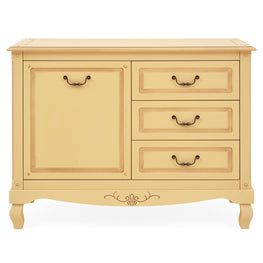 NISA Comodă 1 ușă, 3 sertare