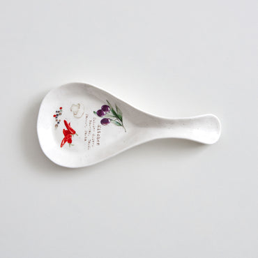 HOME AND KITCHEN Suport lingură, porțelan, L.26cm