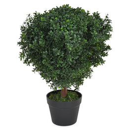 BOXWOOD LEAVES Copac artificial în ghiveci, H.60cm
