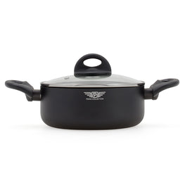 POP Cratiță cu capac, aluminiu, D.20cm