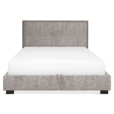 DAKAR Pat tapițat, 160x200cm, somieră și ladă incluse