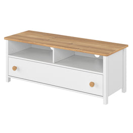 SYLVIE Comodă TV copii, 1 sertar, 2 nișe