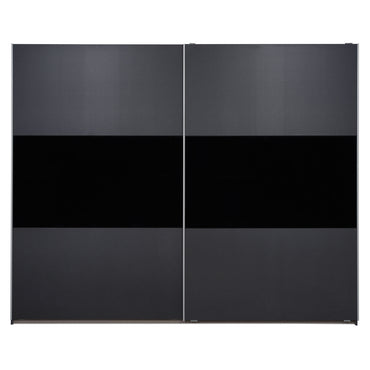 BLACKY Dulap 2 uși glisante