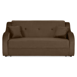 NEREA Canapea extensibilă, 3 locuri, 2 perne decorative incluse, stofă