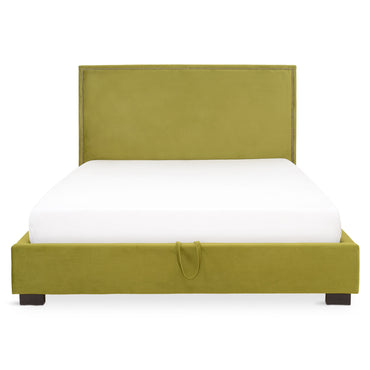 DAKAR Pat tapițat, 160x200cm, somieră rabatabilă și ladă depozitare incluse