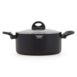 POP Cratiță cu capac, aluminiu, D.24cm