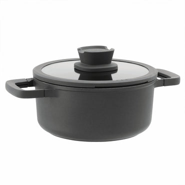 LEO Oală cu capac, aluminiu