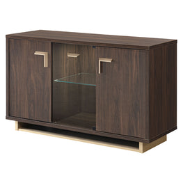 VOLARE Bufet 3 uși, LED inclus