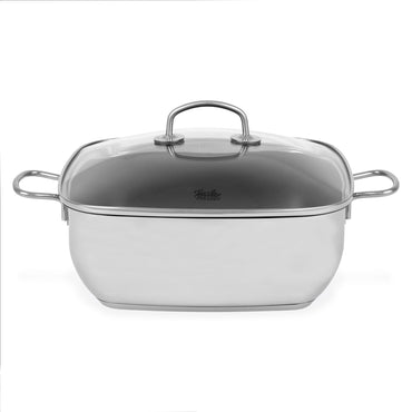 SECURAL Oală cu capac, inox, L.28cm