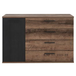 JACKOB Comodă 4 sertare, 1 ușă