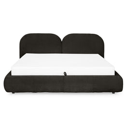 ANILLO Pat tapițat, 180x200cm, somieră rabatabilă și ladă incluse