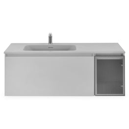 MUSE Set mobilier baie, mască lavoar, corp și lavoar