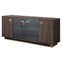 VOLARE Bufet 4 uși, LED inclus