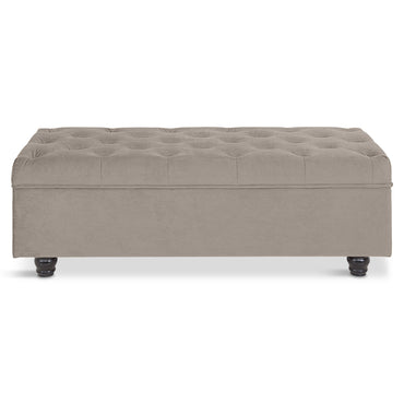 ATLAS Banchetă cu ladă de depozitare, stofă