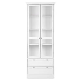 LINVILLE Vitrină 2 uși, 2 sertare