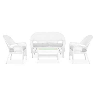 BARBARA Set mobilier terasă/grădină, 2 fotolii, canapea și măsuță