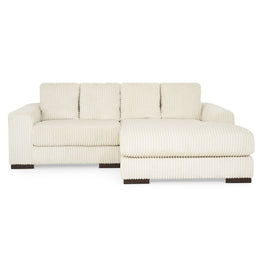 CAROLA Colțar șezlong stânga/dreapta, 4 perne decorative incluse, stofă