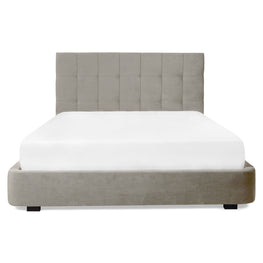 WAVES Pat tapițat, 180x200cm, somieră rabatabilă și ladă depozitare incluse