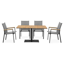 ACERO/SOHO Set mobilier terasă/grădină, 4 scaune și masă