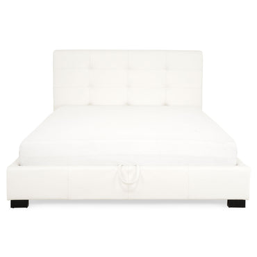 BRUGES Pat tapițat, 160x200cm, somieră rabatabilă și ladă depozitare incluse