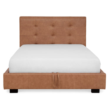 BRUGES Pat tapițat, 140x200cm, somieră rabatabilă