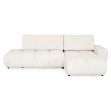 OZZO Colțar extensibil, șezlong stânga/dreapta, stofă