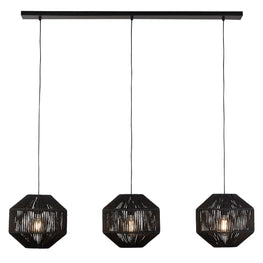 WICKER Lustră 3x60W E27