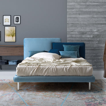 VENGER Pat tapițat, 160x200cm, somieră inclusă