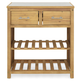 CHESTER Comodă 2 sertare și polițe exterior