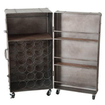 LOU Etajeră cu suport sticle