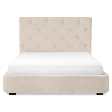 SOLENO Pat tapițat, 160x200cm, somieră rabatabilă și ladă depozitare incluse