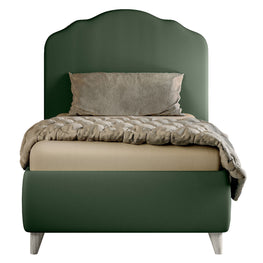 LIZZY Pat tapițat copii, 90x190cm, dehusabil, somieră inclusă