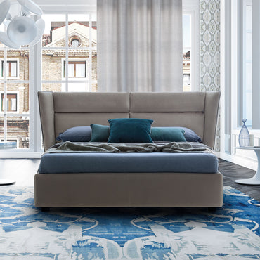 BURSTYN Pat tapițat, 160x200cm, somieră inclusă