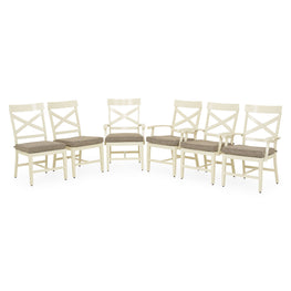 SIRIO Set mobilier terasă/grădină, 6 scaune