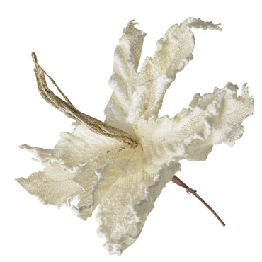 SNOWWHITE Floare decorativă