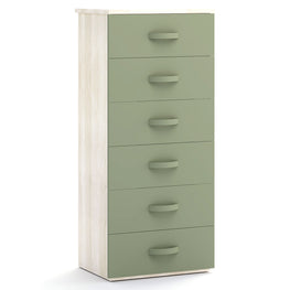 CAMBRIDGE Comodă copii, 6 sertare