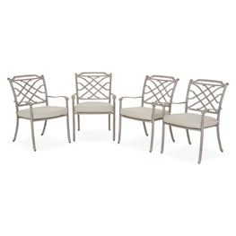 SYDNEY Set mobilier terasă/grădină, 4 scaune dining