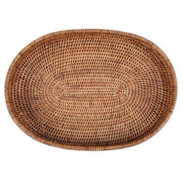 ARTESIA Tavă servire, ratan, L.43cm