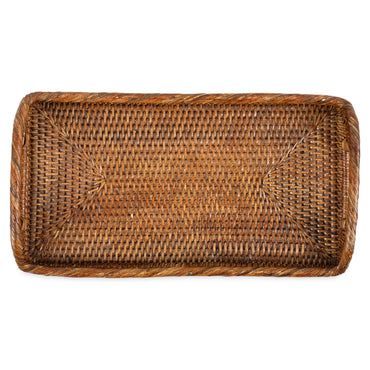 ARTESIA Tavă servire cu mânere, ratan, L.35.5cm