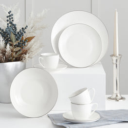 CLARA Set veselă, porțelan, 20 piese