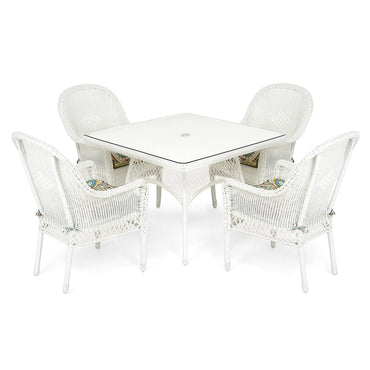 SUSAN Set mobilier terasă/grădină, 4 scaune și masă