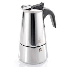 Espressor aragaz, 2 cesti, inox EMILIO