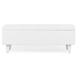 VIENNA Banchetă cu ladă de depozitare, imitație piele